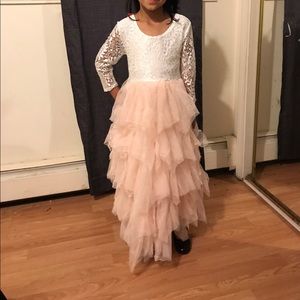 Pink Flower Dress/Wedding